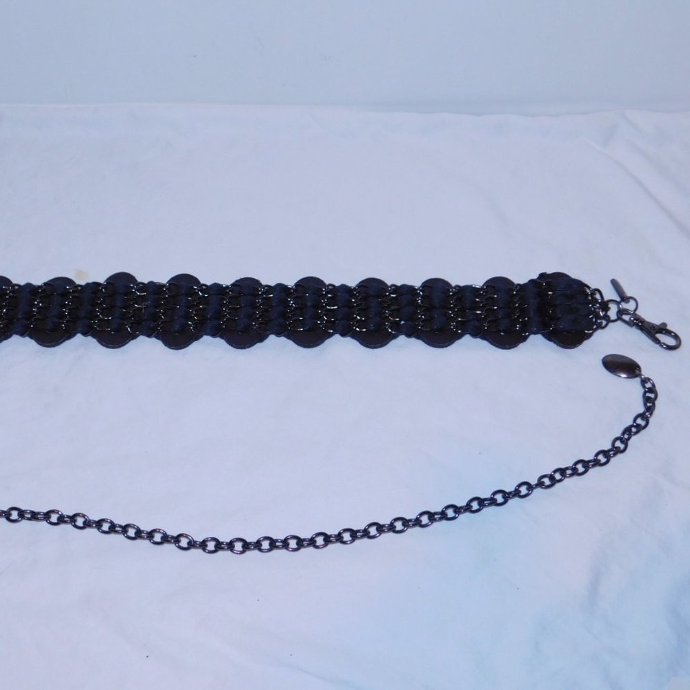 Chico's Black Chain Hobo Belt